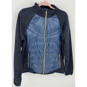 London Fog Womens Full-Zip Down Puffer & Knit Jacket